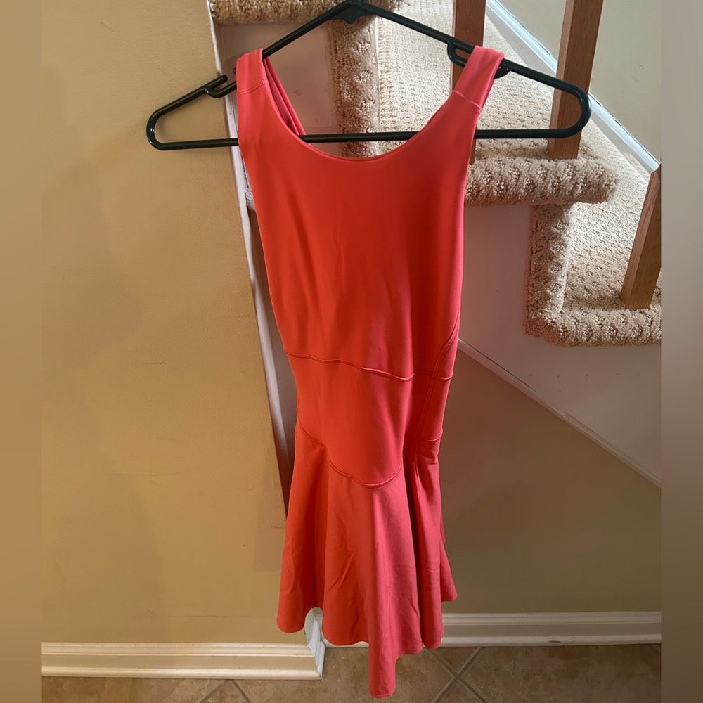 Lululemon red court crush dress
